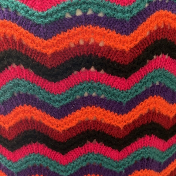 EUC Multicolor Stripe Open Front Midi Sweater - Small - Picture 5 of 8